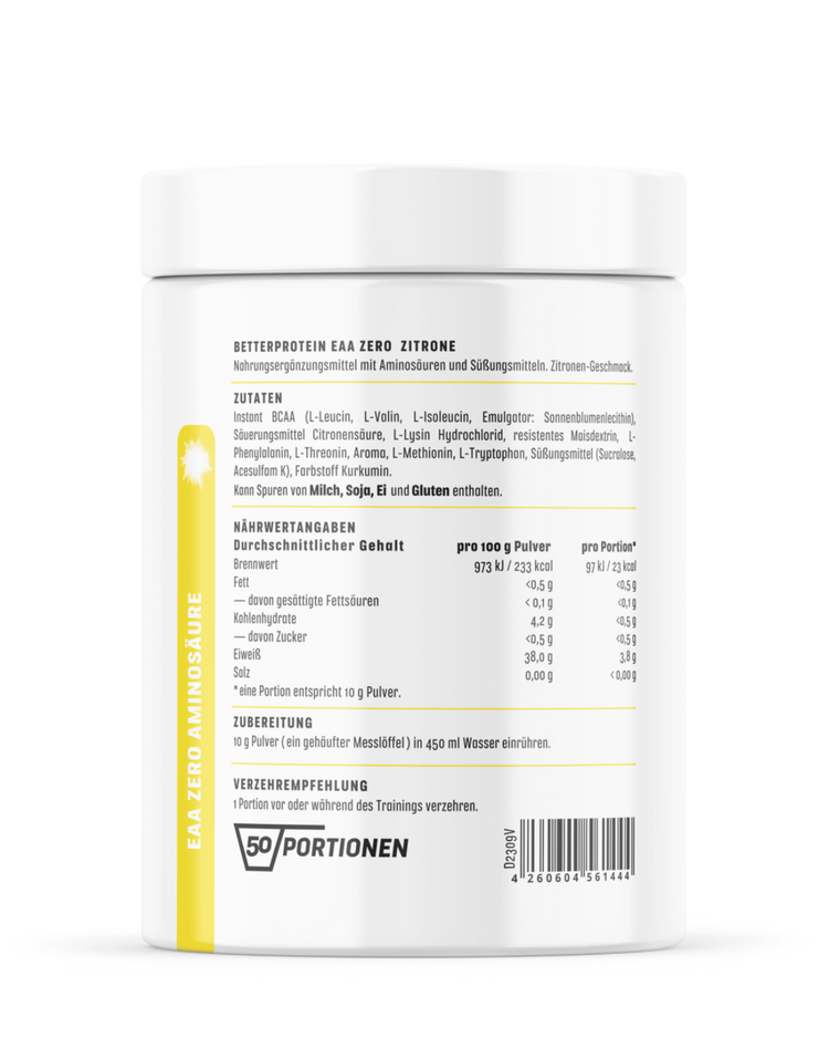 EAA Zero Aminosäuren 500g