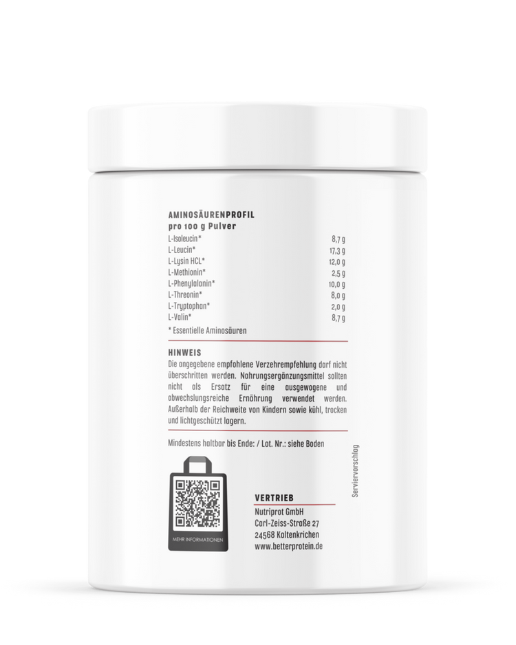 EAA Zero Aminosäuren 500g