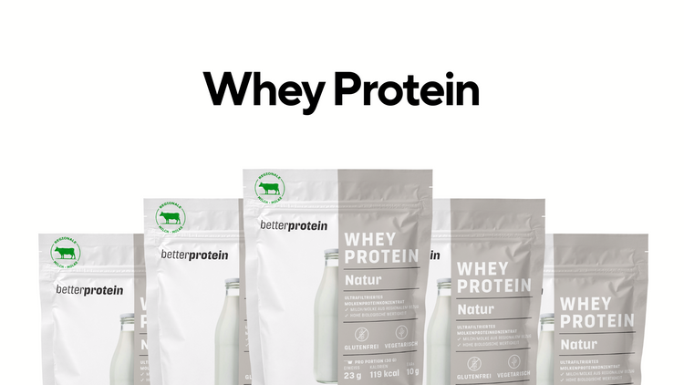 5 x Whey Protein 1 kg