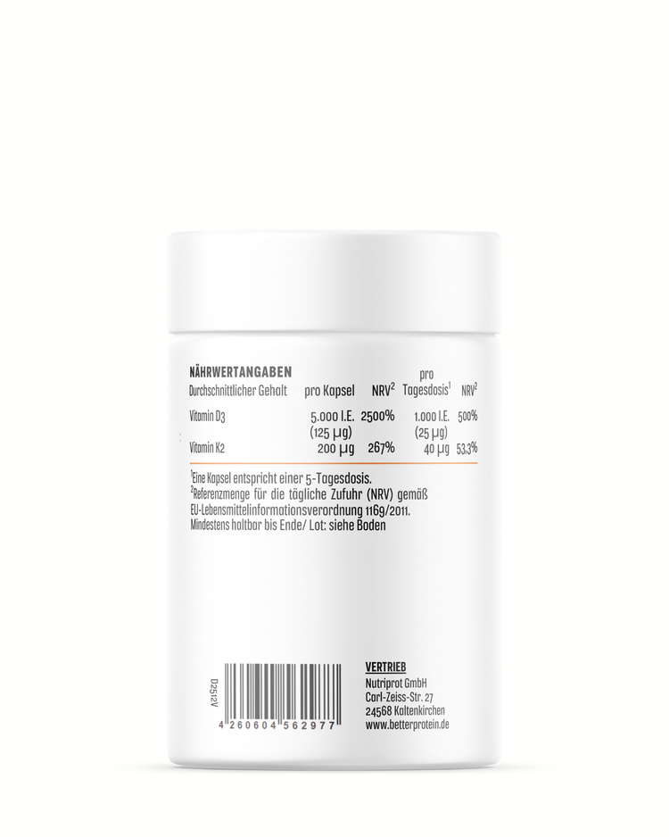 D3K2 Kapseln - 180 Stück